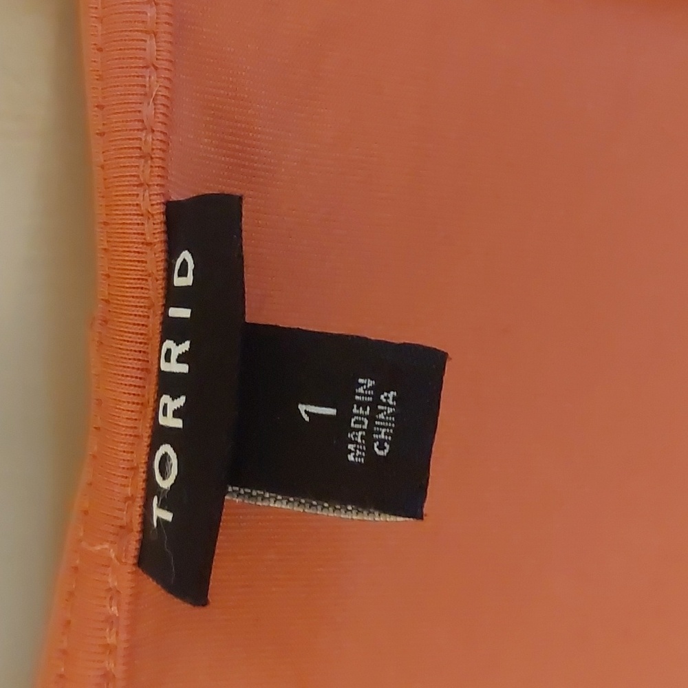 Torrid Hooded Soft Anorak Cupro Rusty Brown Sz 1X - Picture 11 of 17